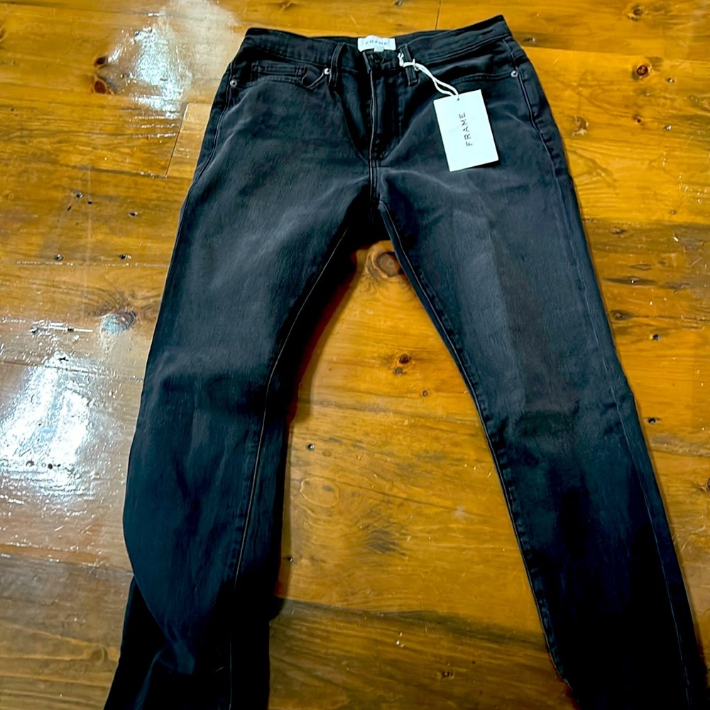 Frame black men’s skinny jeans stretchy never worn with tags
